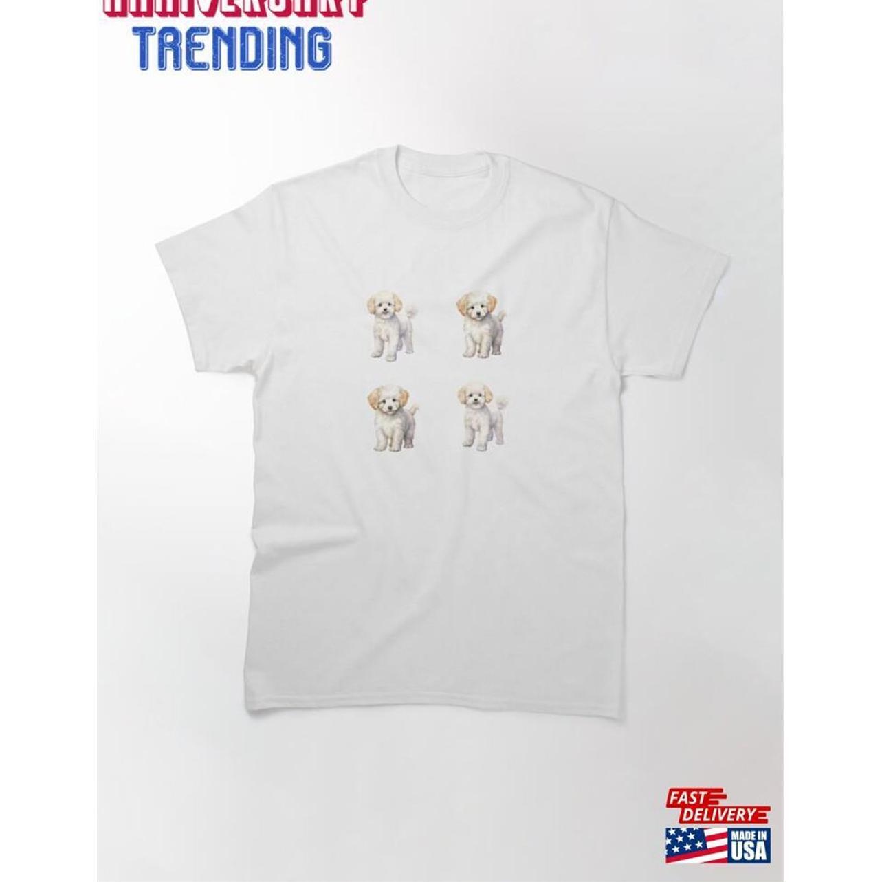 Bichon Frise Puppies Classic Tshirt